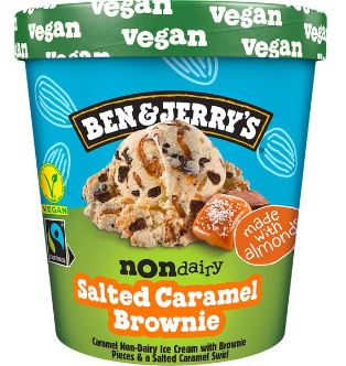 HELADO BEN &amp; JERRYS 465ML CARAMELO BROWNIE