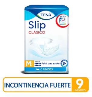PAÑALES TENA 9UND M ADULTO SLIP CLASICO