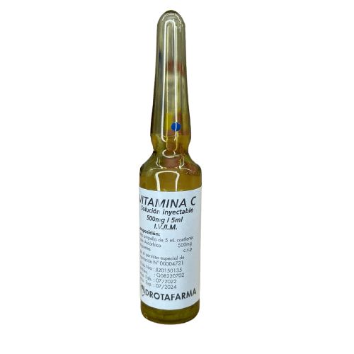 VITAMINA C 500MG/5ML X 1AMP I.V I.M DROTAFARMA