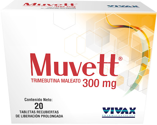 MUVETT LP 300MG X 20TAB TRIMEBUTINA VIVAX