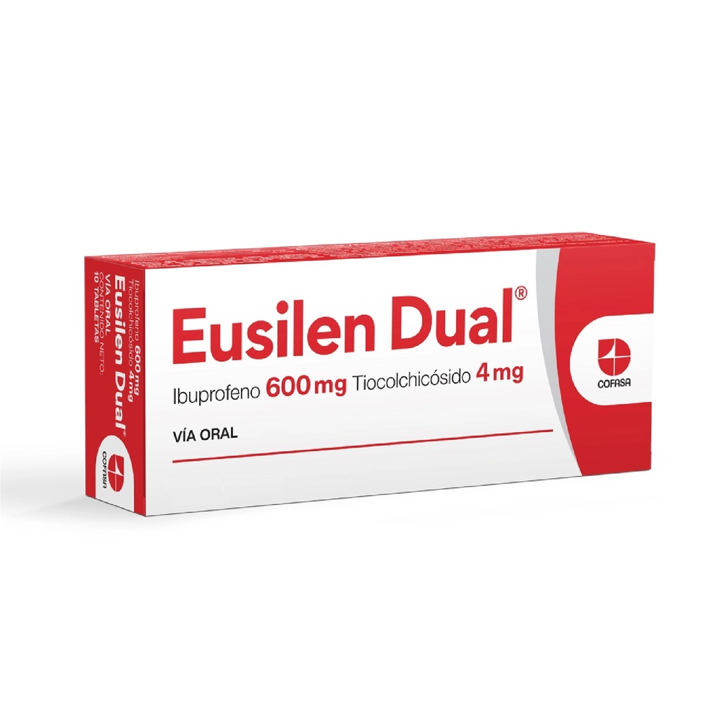 EUSILEN DUAL 600MG 4 MG X 15TAB COFASA