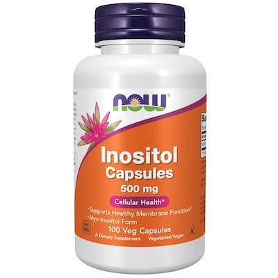 INOSITOL 500MG X 100CAPS NOW