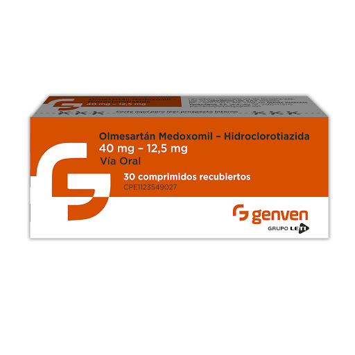 OLMESARTAN HCT 40MG 12.5MG X 30COMP GENVEN