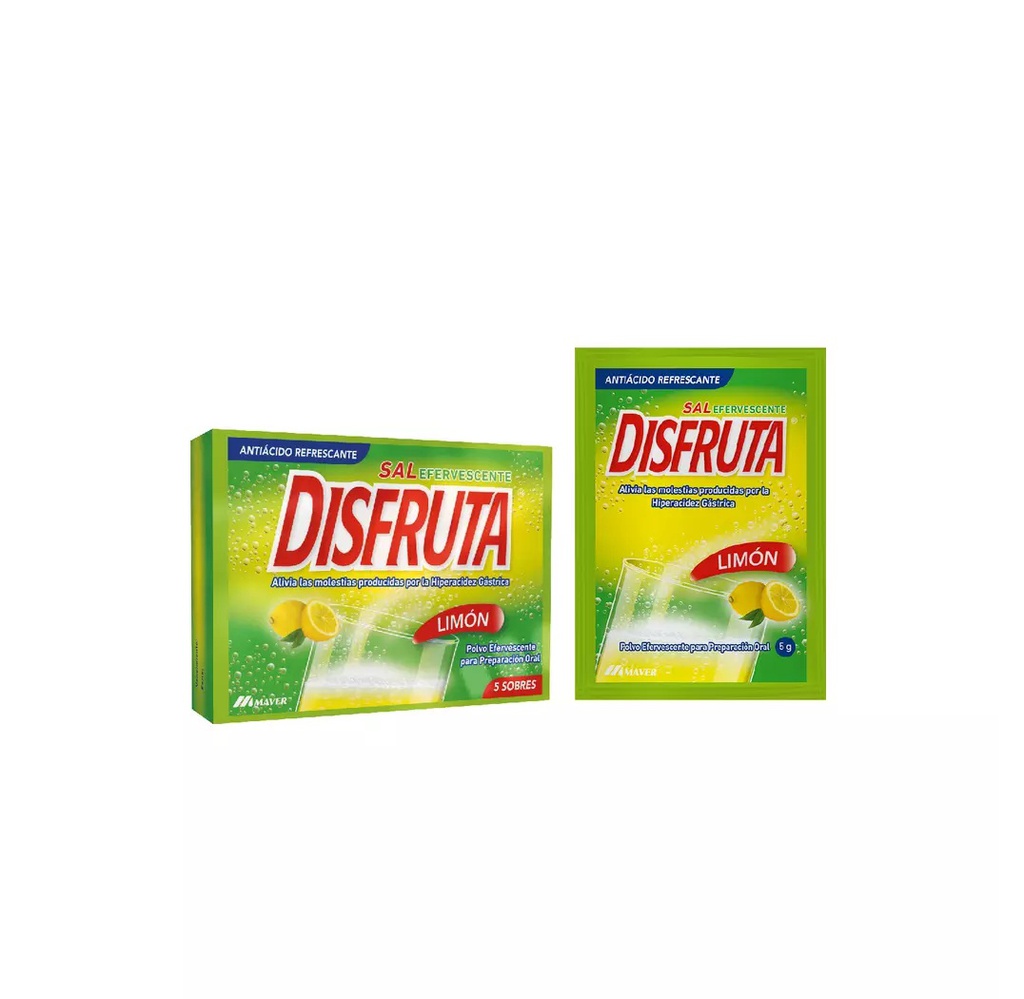 SAL EFERV DISFRUTA 5GR X 5SOBRES LIMON POLINAC