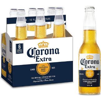 CERVEZA CORONA EXTRA 355ML SIXPACK