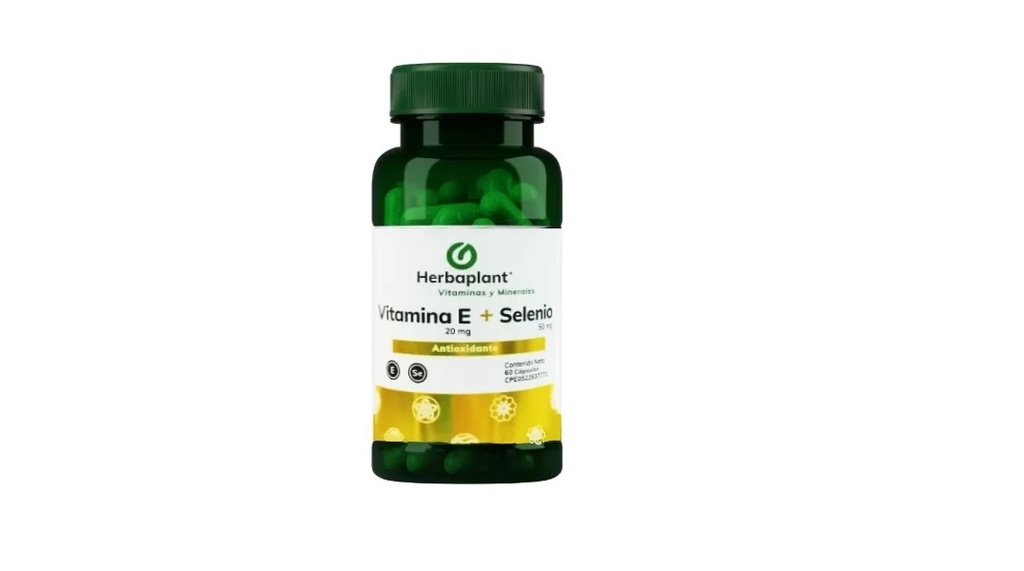 VIT E CON SELENIO X 60CAPS HERBAPLANT