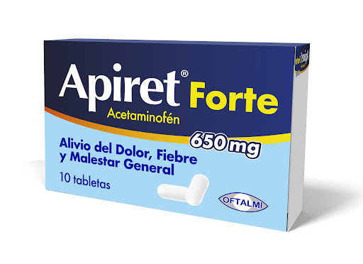 APIRET FORTE 650MG X 10TABL OFTALMI