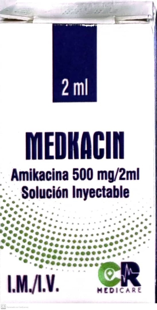 MEDKACIN AMIKACINA 500MG/2ML X 1AMP I.M I.V CR MEDICARE