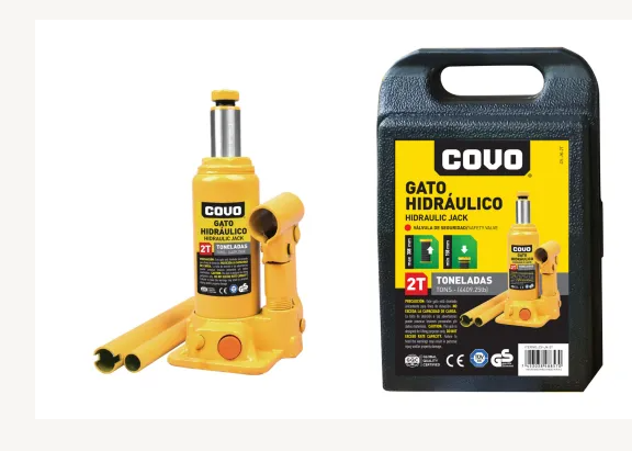 GATO HIDRAULICO COVO BOTELLA 2 TON C/ESTUCHE