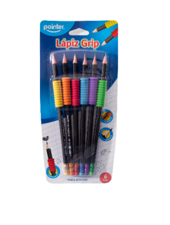 LAPIZ DE GRAFITO POINTER 6UND C/AGARRE