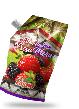 MERMELADA LESMI 240GR FRESA- MORA DOY PACK
