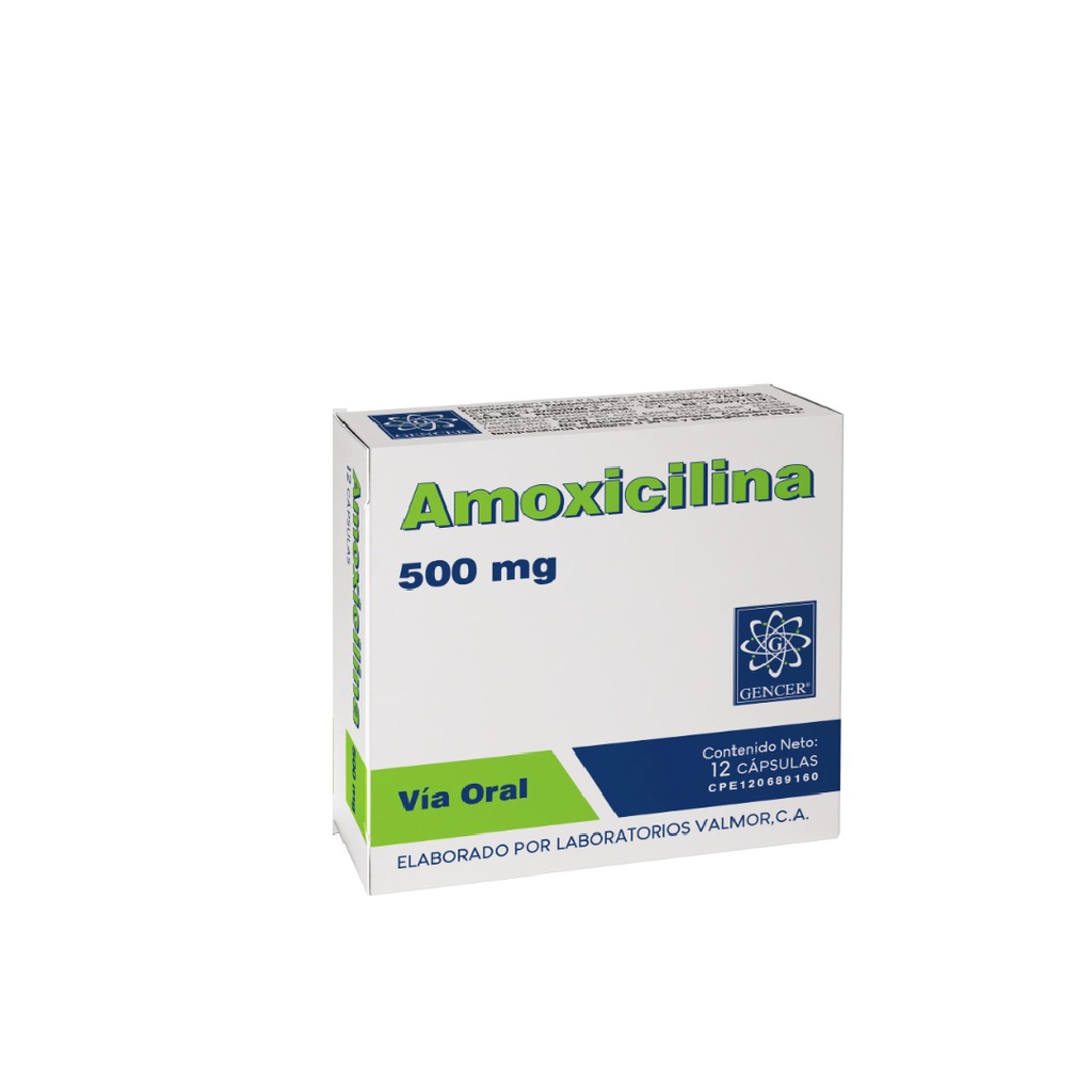 AMOXICILINA 500MG X 12CAPS GENCER