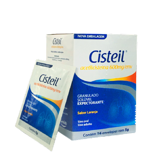 CISTEIL 600MG/SOB X 16SOB ACETILCISTEINA GEOLAB