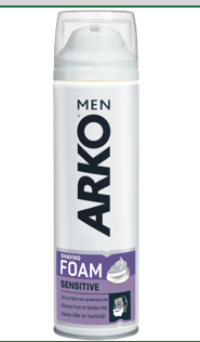 ESPUMA AFEITAR ARKO MEN 200ML PIELES SENSIBLES