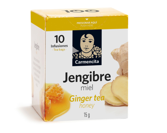 INFUSION CARMENCITA 15GR JENGIBRE CON MIEL