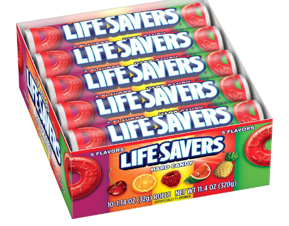 CARAMELOS LIFE SAVERS 10 X 2 DISP