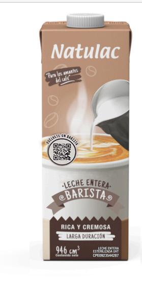 LECHE NATULAC 946ML  BARISTA UHT