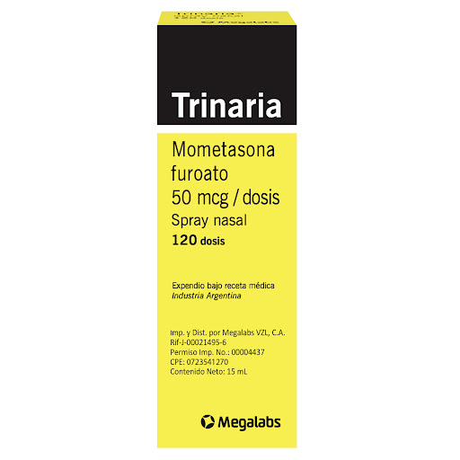 TRINARIA 50MCG X 120DOSIS MOMETASONA SPRAY MEGALABS