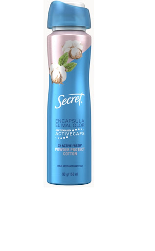 DESOD SECRET 93GR COTTON SPRAY