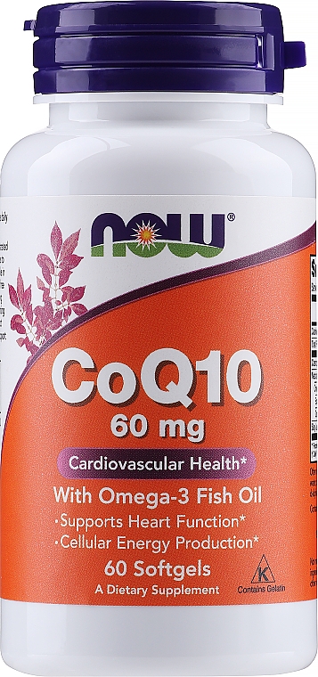 COENZIMA Q10 60MG X 60CAPS NOW