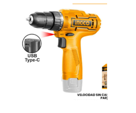 TALADRO INGCO INALAMBRICO 12V