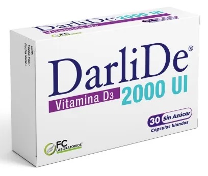 DARLIDE 2000UI X 30CAPS VIT D3 FC PHARMA