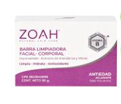 BARRA LIMPIADORA ZOAH 90GR FACIAL/CORPORAL