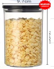 ENVASE CONSERVADOR PARA ESPECIAS CON TAPA REDONDO 9.7*18.5