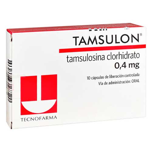 TAMSULON 0,4MG X 10CAPS TECNOFARMA