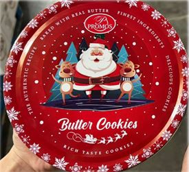 GALLETA PROMOS 340GR MANTEQ NAVIDAD