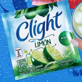 BEBIDA CLIGHT 9GR LIMON EN POLVO