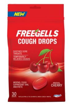 CARAMELOS FREEGELLS 30UND MENTOL CHERRY