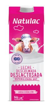 LECHE NATULAC 946ML DESCREM DESLACT UHT