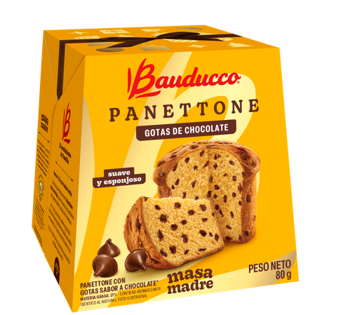 PANETON BAUDUCCO 80GR CHOCOLATE