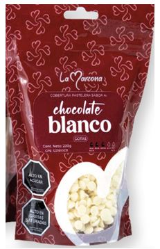 CHOCOLATE LA MARCONA 200GR BLANCO GOTAS