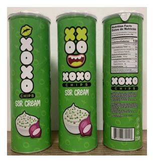 PAPAS XOXO 130GR SOUR CREAM