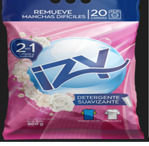 DETERGENTE IZY 800GR FLORAL + SUAVIZANTE POLVO