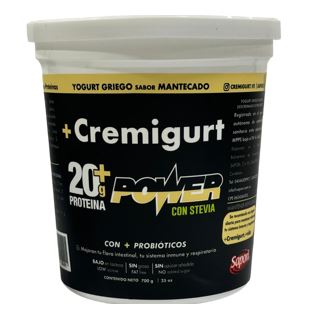 YOGURT CREMIGURT 700GR MANTEC POWER STEVIA