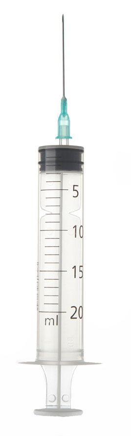 JERINGA 20ML 21X1 1/2 X 1UND GDS