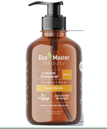 LOCION ECO MASTER 240ML CANDY VAINILLA