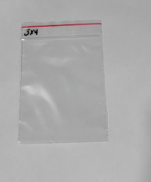 BOLSA TRANSPARENTE 3x4PULG x 100 UND