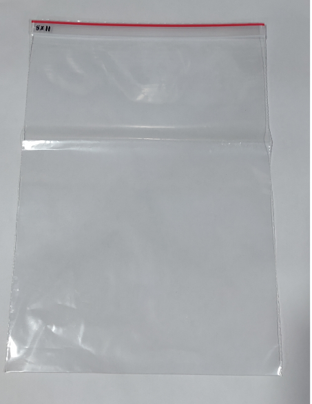 BOLSA TRANSPARENTE 8X11PULG X 100 UNDS