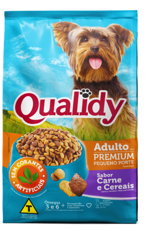 ALIMENTO P/PERRO QUALIDY 1KG CARNE Y CEREAL  ADULTO