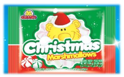MARSHMALLOWS GUANDY 150GR NAVIDEÑOS