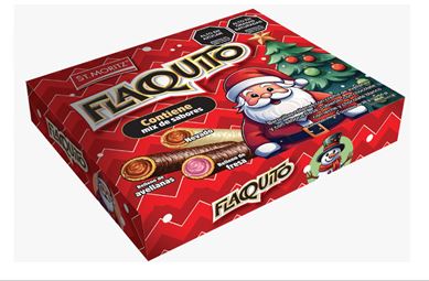 GALLETA FLAQUITO 5X30GR NAVIDAD