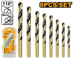 JUEGO DE MECHAS INGCO 8PZAS