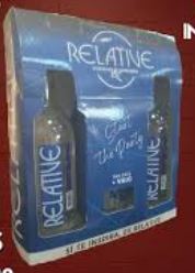 ESTUCHE VODKA RELATIVE 1,4 LT + VASO