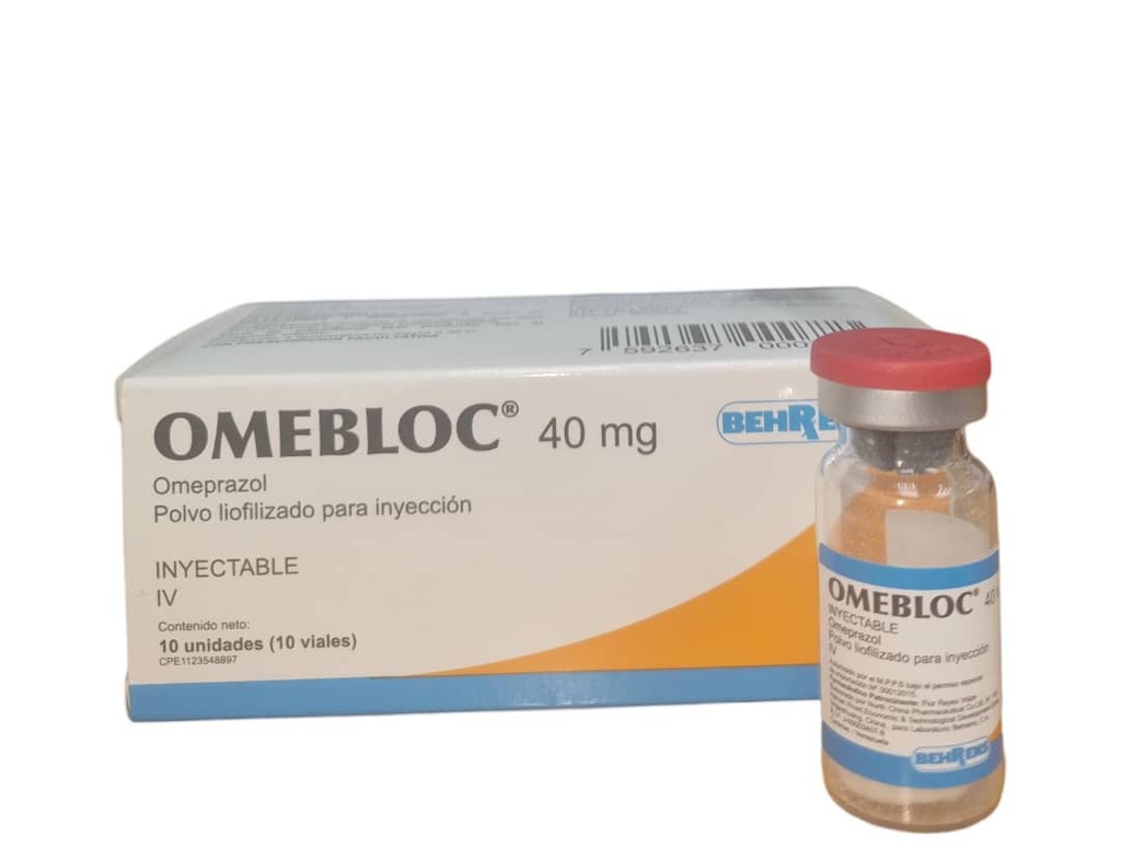 OMEBLOC 40MG X 1AMP OMEPRAZOL IV SOL INY BEHRENS