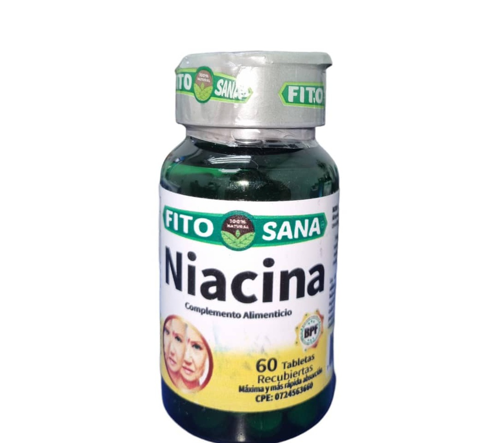 NIACINA VIT B3 500MG X 60TABL FITOSANA