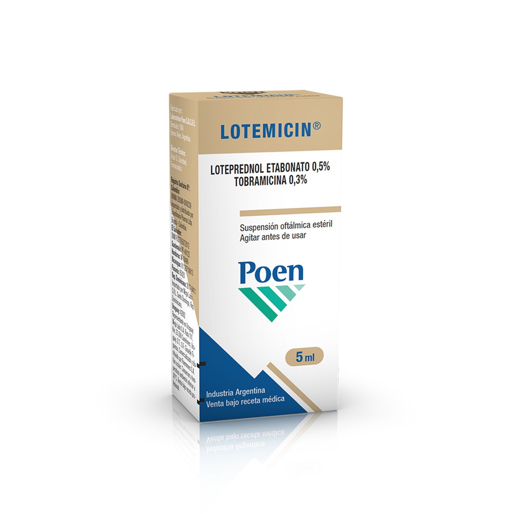 LOTEMICIN 0,5% 0,3% X 5ML POEN